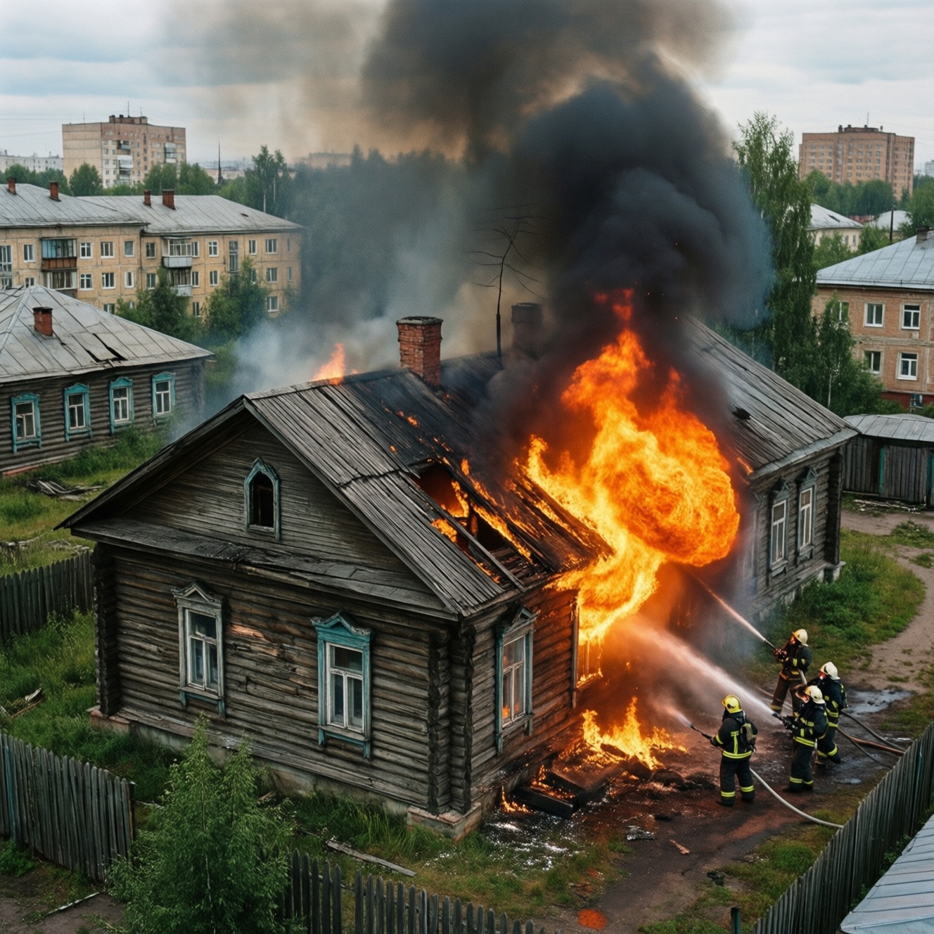 Пожар в деревянном бараке вновь произошёл в Хабаровске на фоне проблемы аварийного жилья Пожар в деревянном бараке вновь произошёл в Хабаровске на фоне проблемы аварийного жилья