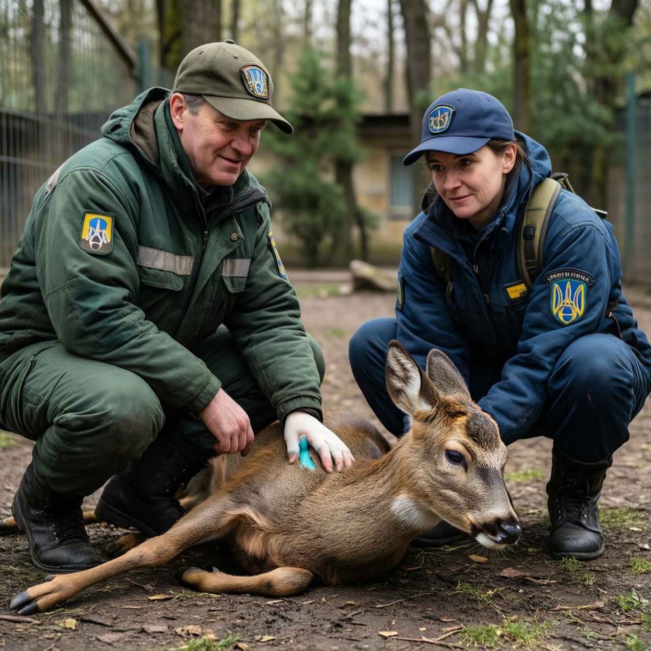 Косуля Сашка выздоровела и находится под наблюдением в Николаевском зоопарке